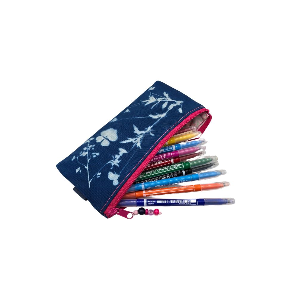 Stifte-Etui mit Blaudruck